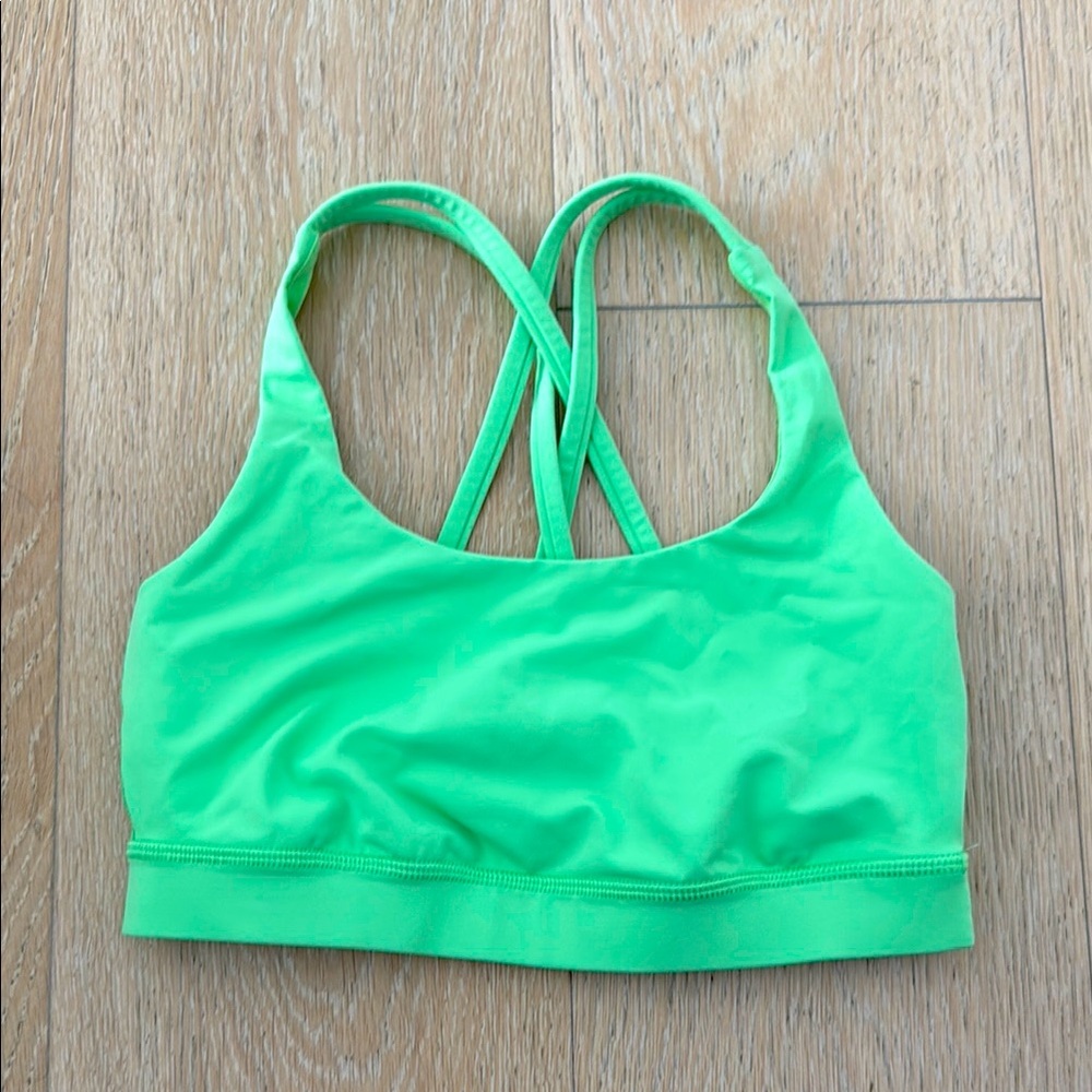 Lululemon Green Sports Bra size 4